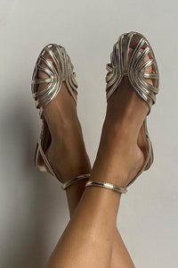 Vittoria | Sandalias Joya Oro