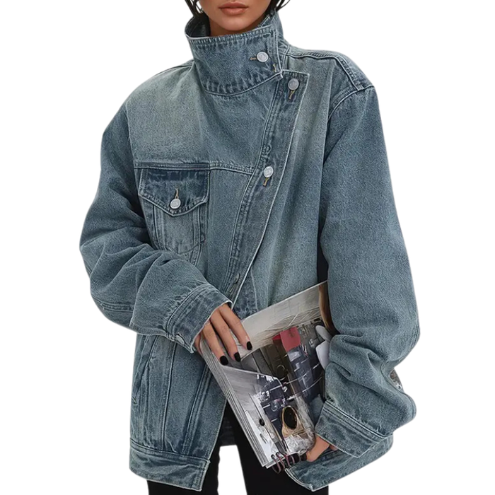 Marcella | Chaqueta Street Style con Botones Asimétricos