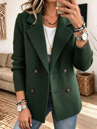 Carla | Blazer Elegante con Mangas de Punto