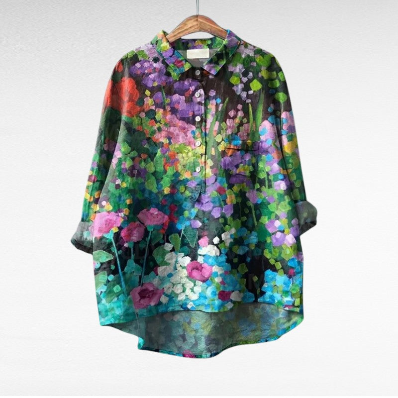 Thérèse blusa de lino