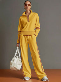 Marietta | Conjunto Coordinado con Jersey Suave y Pantalón Ancho