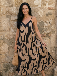 Milan™ | Vestido Fluido del Desierto