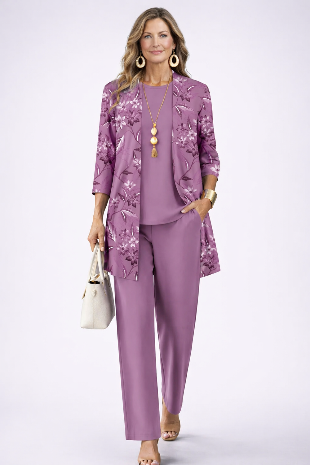 Paula | Traje de Tres Piezas Elegancia Clásica