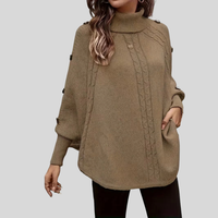 Norelle | Jersey Cuello Alto Punto Trenzado