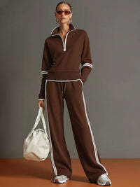 Marietta | Conjunto Coordinado con Jersey Suave y Pantalón Ancho