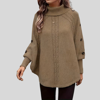 Norelle | Jersey Cuello Alto Punto Trenzado