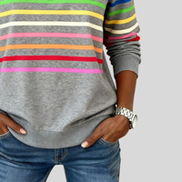 Prismette | Jersey Rayas de Colores con Media Cremallera