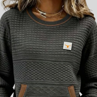 Noelle | Jersey Cuello Redondo Estampado Bloques de Color