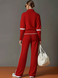Marietta | Conjunto Coordinado con Jersey Suave y Pantalón Ancho