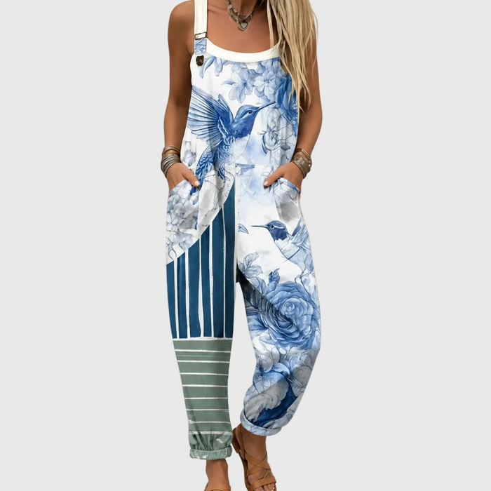 Mono Jardín Azul