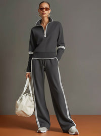 Marietta | Conjunto Coordinado con Jersey Suave y Pantalón Ancho