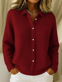 Cardigan Donna in Maglia con Bottoni