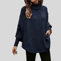 Norelle | Jersey Cuello Alto Punto Trenzado
