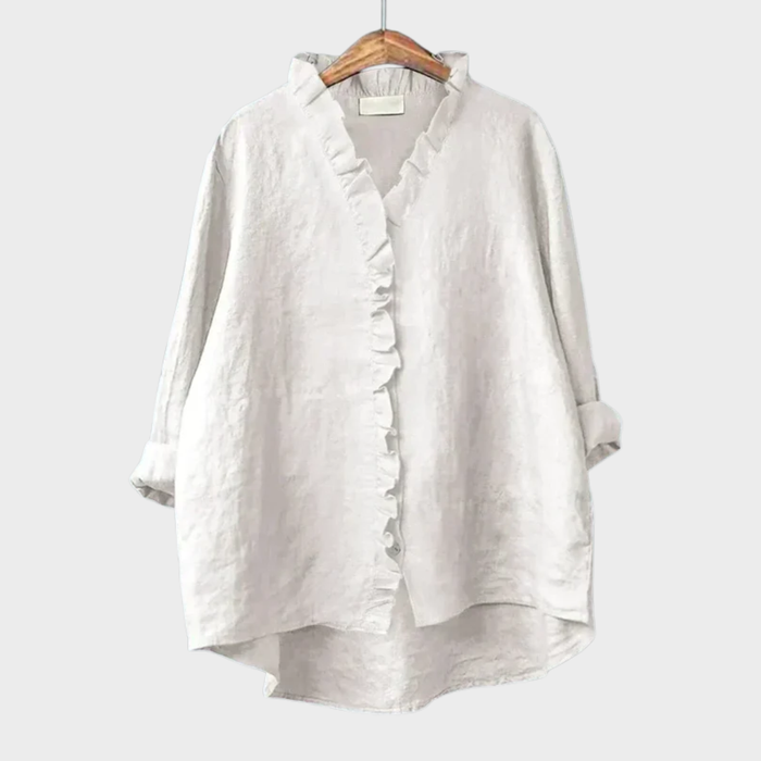 Eline | Blusa Elegante de Lino para Verano
