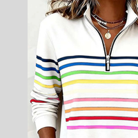 Prismette | Jersey Rayas de Colores con Media Cremallera