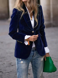 Martina | Blazer de Terciopelo Elegante y Refinado