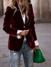 Martina | Blazer de Terciopelo Elegante y Refinado