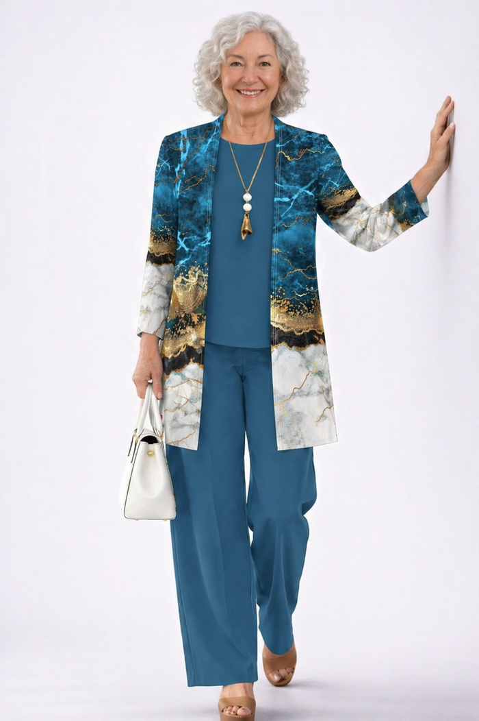 Sheryl | Traje de Tres Piezas Elegancia Clásica