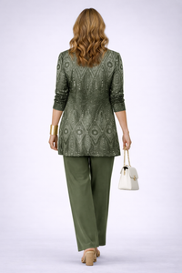 Hanna | Traje de Tres Piezas Elegancia Clásica