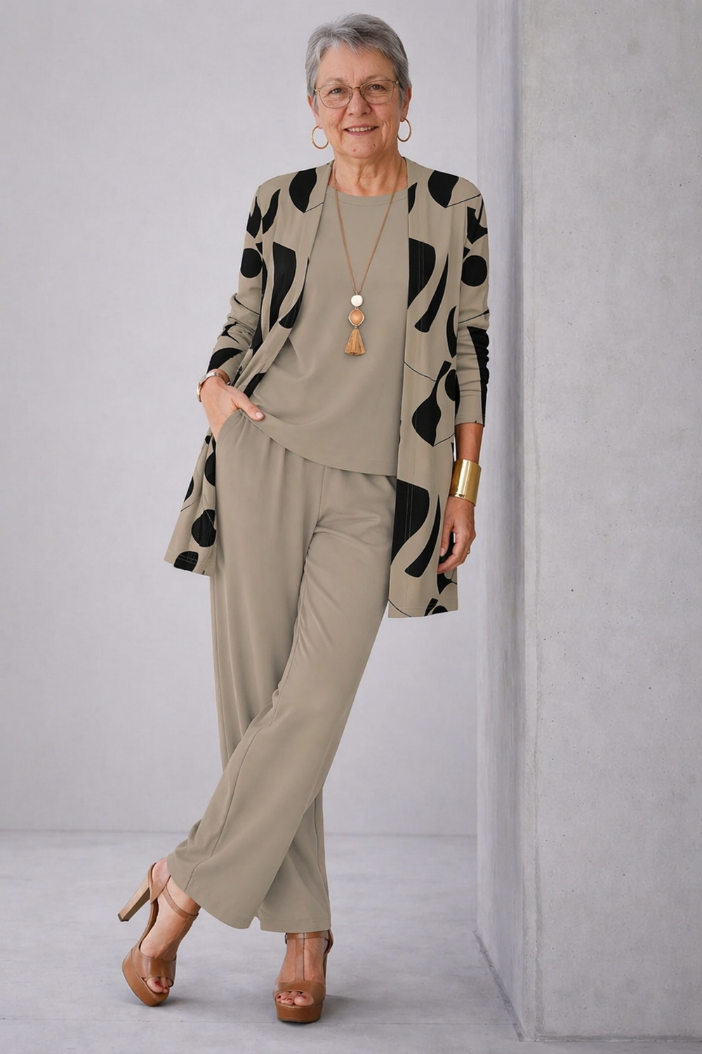 Sherley | Traje de Tres Piezas Elegancia Clásica