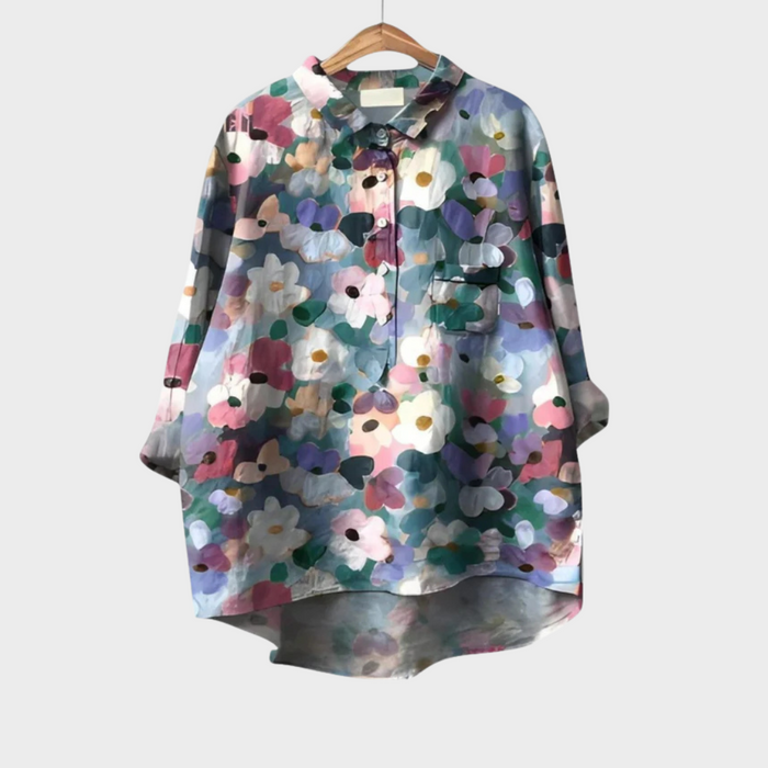 Elise | Camisa Elegante de Lino para Verano
