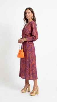 Isadora™ | Vestido Midi Estampado