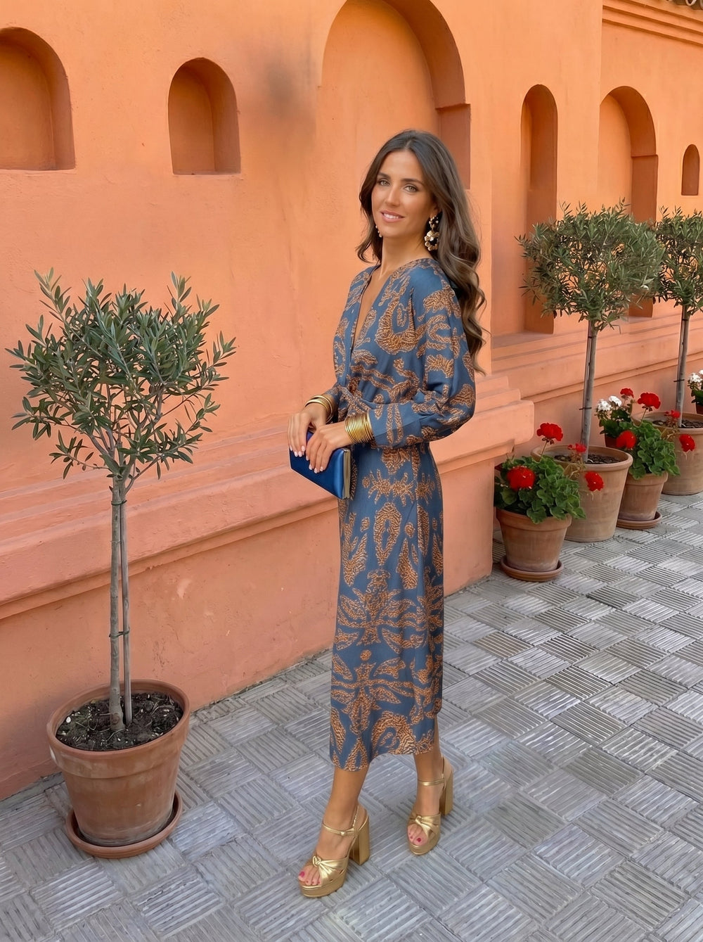 Silvia vestido midi