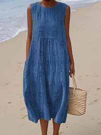 Sara™ | Vestido Midi Estampado