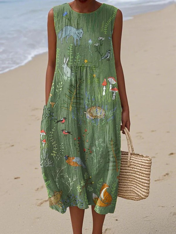 Hope™ | Vestido Midi Bosque