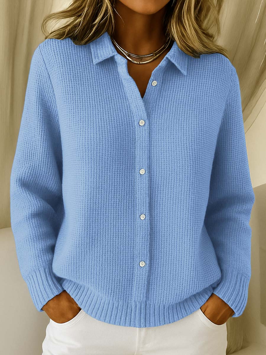 Cardigan Donna in Maglia con Bottoni