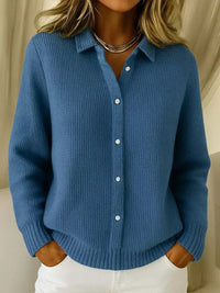Carmela | Chaqueta de Punto Texturizada con Botones