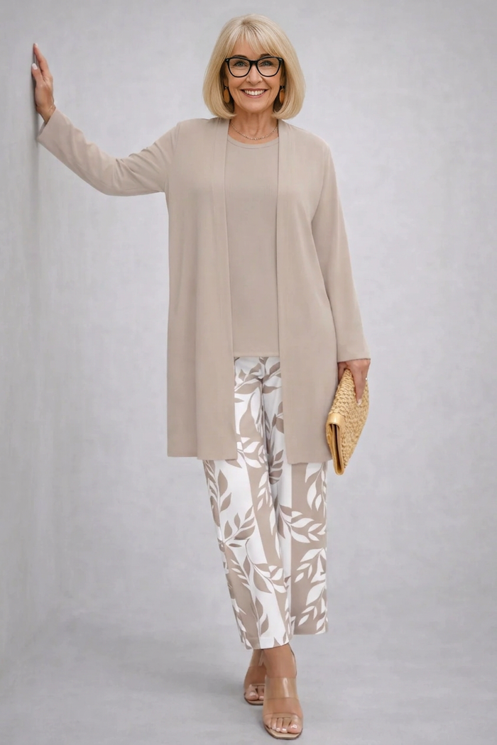 Jeryl | Traje de Tres Piezas Elegancia Clásica