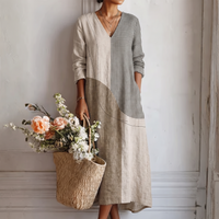 Emma™ | Vestido de Rayas Elegante