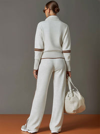 Marietta | Conjunto Coordinado con Jersey Suave y Pantalón Ancho