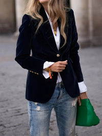 Martina | Blazer de Terciopelo Elegante y Refinado
