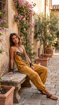 Emma | Mono Bohemio con Bolsillos de Parche