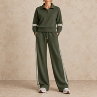 Ambra | Conjunto con Cuello Polo y Botones Tono sobre Tono