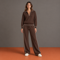 Bianca | Conjunto Amplio con Cuello Polo y Ribetes Finos