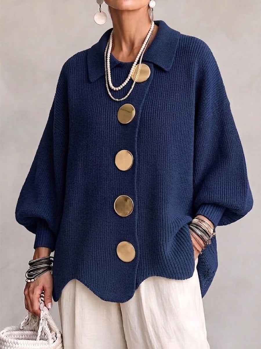 Ardelle™ | Cárdigan Oversize con Cuello