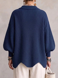 Victoire | Cardigan oversize à gros boutons dorés