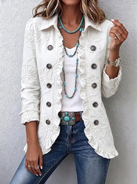 Sienna | Chaqueta con Volantes y Botones