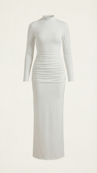 Maxi Vestido Krista de Cuello Alto