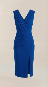 Vestido Midi Lydia con escote en forma de V