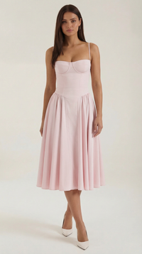 Odette | Vestido midi Corsé