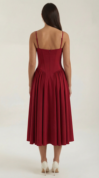 Odette | Vestido midi Corsé
