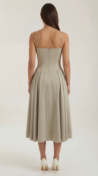 Odette | Vestido midi Corsé