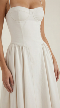 Odette | Vestido midi Corsé
