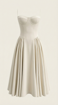 Odette | Vestido midi Corsé