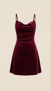 Mini Cami Dress in Olive Green