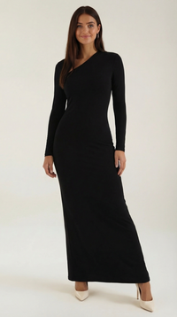 Roberta Langarm Bodycon Maxikleid
